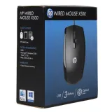 HP Wired Mouse X500, 3 Buttons, Optical Sensor