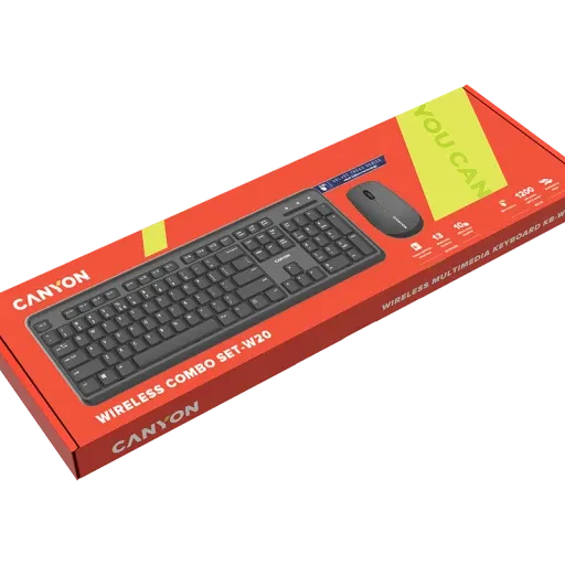 Canyon Wireless Combo SET-W20 with Silent switches, BG layout