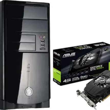 Fujitsu Геймърски компютър Fujitsu Exone D3062-B1 + GeForce GTX 1050 TI 4GB