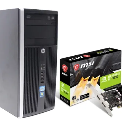 HP Геймърски компютър Compaq 6200 Pro + GeForce GT 1030 2GB