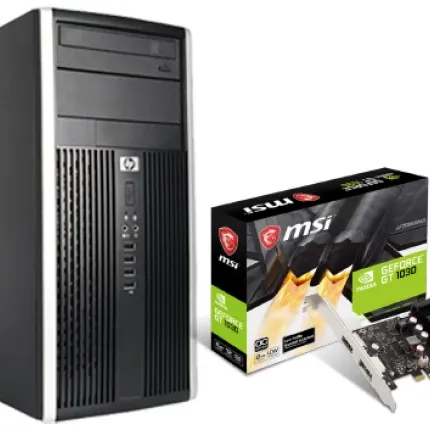 HP Геймърски компютър Compaq Elite 8300 + GeForce GT 1030 2GB