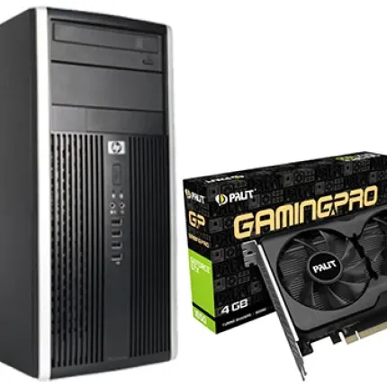 HP Геймърски компютър Compaq Elite 8300 + GeForce GTX 1650 4GB