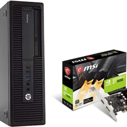 HP Геймърски Компютър EliteDesk 800 G2 + GeForce GT 1030 2GB