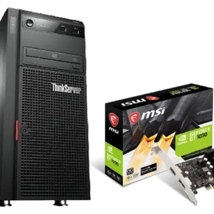 Lenovo Геймърски компютър ThinkServer TS430 + GeForce GT 1030 2GB