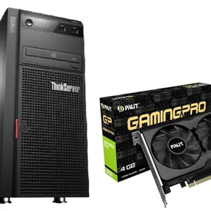 Lenovo Геймърски компютър ThinkServer TS430 + GeForce GTX 1650 4GB