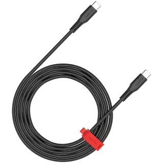 Canyon Кабел (USB-C(м) към USB-C(м)) CC60AB C-C 60W Braided 1.2m CND-CC60SC12B