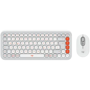 LOGITECH POP ICON COMBO - OFF WHITE - US INT'L - BT  - INTNL-973