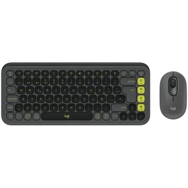 LOGITECH POP ICON COMBO - GRAPHITE - US INT'L - BT  - INTNL-973