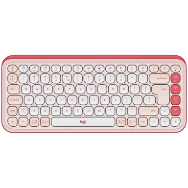 LOGITECH POP ICON KEYS - ROSE - US INT'L - BT  - INTNL-973