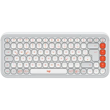 LOGITECH POP ICON KEYS - OFF WHITE - US INT'L - BT  - INTNL-973