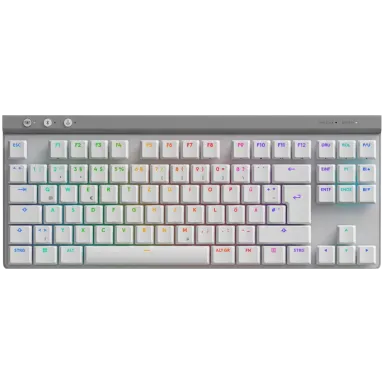 LOGITECH G515 LIGHTSPEED TKL - WHITE - US INT'L - 2.4GHZ/BT- EMEA28i-935 - TACTILE