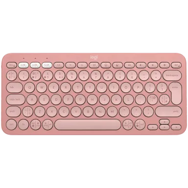 LOGITECH K380S Multi-Device Bluetooth Keyboard - TONAL ROSE - US INT'L