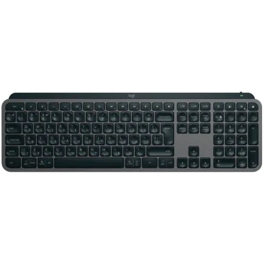 LOGITECH MX Keys S Plus Bluetooth Illuminated Keyboard with Palm Rest - GRAPHITE - US INT'L
