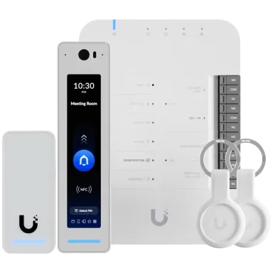 Ubiquity UA-G3-SK-Pro Starter kit that provides complete entry and exit control for a single door with two readers and Apple Touch Pass support, Door…