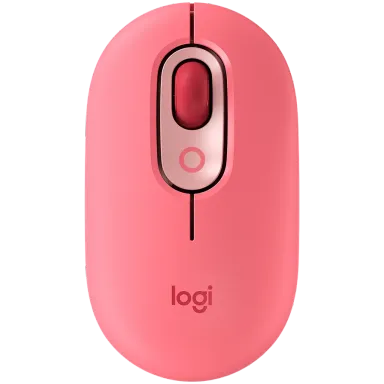 LOGITECH POP Mouse with emoji - ROSE - BT  - EMEA28i-935 - FY25,TERRA