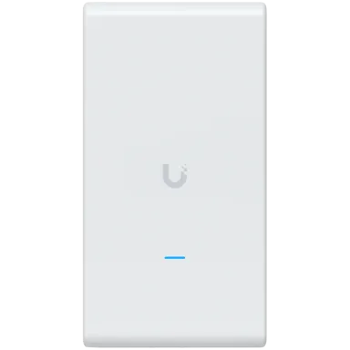 Ubiquiti U6-Mesh-Pro-EU Indoor/outdoor WiFi 6 AP with 4 spatial streams, an integrated super antenna, and a gigabit passthrough port