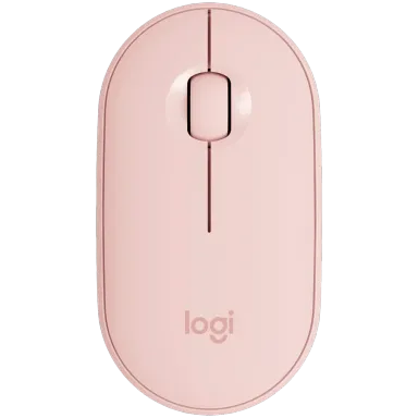 LOGITECH M350S Pebble 2 Bluetooth Mouse - TONAL ROSE