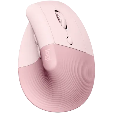 LOGITECH Lift Bluetooth Vertical Ergonomic Mouse - ROSE/DARK ROSE