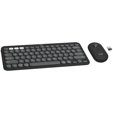 LOGITECH Pebble 2 Bluetooth Keyboard Combo - TONAL GRAPHITE - US INT'L