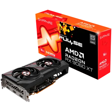 SAPPHIRE PULSE AMD RADEON RX 9060 XT GAMING OC 16GB DUAL HDMI / DP