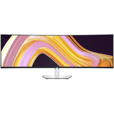 Dell U4924DW Monitor LED UltraSharp 49 Curved, 49", 5K Dual QHD (5120x1440) 60Hz, 32:9, Anti-glare, 3H Hard Coating, ComfortView, IPS Black, 350…