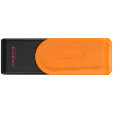 Kingston  256GB Portable USB 3.2 Gen 1 DataTraveler Exodia S (Black/Orange)