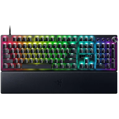 Huntsman V3 Pro - US Layout, Gaming Keyboard, Analog Optical Switch Gen-2, Razer Chroma RGB, Magnetic Firm Leatherette Wrist Rest, Multi-function…