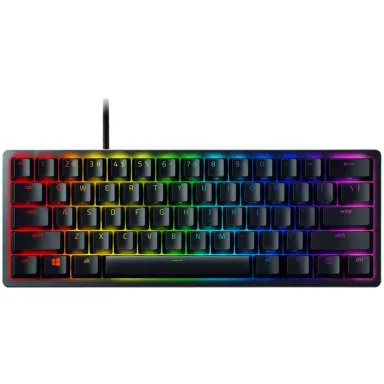 Razer Huntsman Mini (Red Switch), US Layout, Black, Razer Optical Switch, Razer Chroma customizable backlighting w/ 16.8 million colors, up to 5…