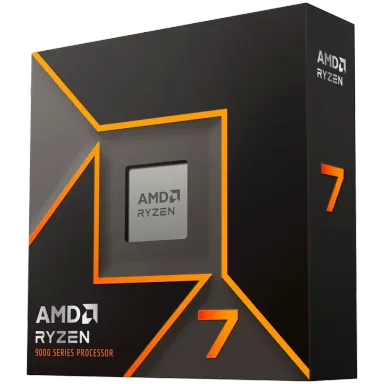 AMD CPU Desktop Ryzen 7 8C/16T 7700 (5.3GHz Max, 40MB,65W,AM5) box, with Radeon Graphics and Wraith Stealth Cooler