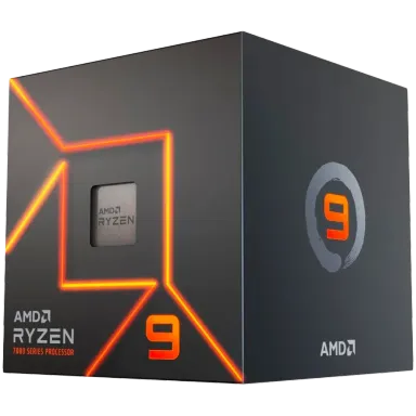 AMD CPU Desktop Ryzen 9 12C/24T 7900 (5.4GHz Max Boost,76MB,65W,AM5) box, with Radeon Graphics