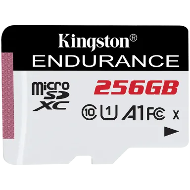 Kingston 256GB microSDXC Endurance 95R/45W C10 A1 UHS-I Card Only