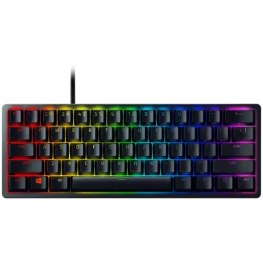 Huntsman V3 Pro Mini - US Layout, Gaming Keyboard, Analog Optical Switch Gen-2, 60% size, Razer Chroma™ RGB, Detachable Type C Cable, Doubleshot PBT…