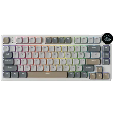 ROYAL KLUDGE RK N80 Pearly Dawn Gaming Keyboard Red switch