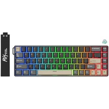ROYAL KLUDGE RK68 HE Phantom Gaming Keyboard Mint switch
