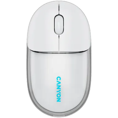 CANYON mouse OnClick 24 BT/ Wireless Transparent/White