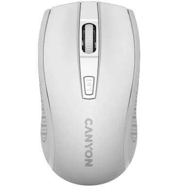 CANYON MW-7, 2.4Ghz wireless mouse, 6 buttons, DPI 800/1200/1600, with 1 AA battery ,size 110*60*37mm,58g,black