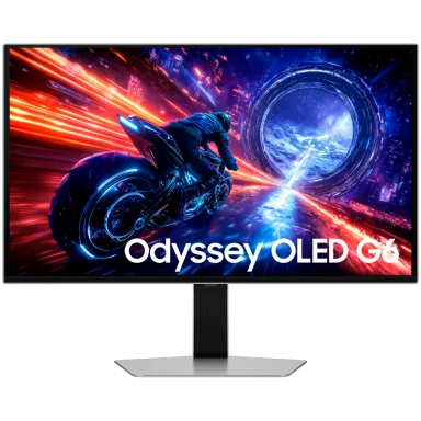 Monitor OLED Samsung Odyssey G6 LS27FG602SUXEN 27", 2560x1440, QHD, 500Hz, OLED, HDR True Black 500, 16:9, 1m:1, 300 cd/m2, 0.03ms, 178/178, DCI-P3…
