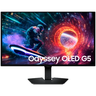 Monitor OLED Samsung Odyssey G5 LS27FG500SUXEN 27", 2560x1440, QHD, 180Hz, QD-OLED, HDR10, 16:9, 1,000,000:1, 200 cd/m2, 0.03ms, 178/178, Pantone…