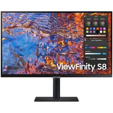 Monitor LED Samsung LS27B800PXPXEN HRM S80PB, 27" UHD FLAT 16:9 (3840x2160) IPS 60Hz, 350 cd/㎡, 1000:1, HDR400, 5ms, 178/178, 1xDP 1xHDMI, 3xUSB 3.0…