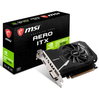 MSI Video Card NVidia GT 1030 AERO ITX 2GD4 OC (2G GDDR4 ,HDMI,  DVI) retail