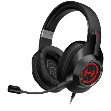 Edifier G2 II USB Gaming Headset, 50mm drivers, Virtual 7.1 Surround, RGB lighting, Noise-Canceling Microphone, Black