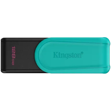 Kingston  128GB Portable USB 3.2 Gen 1 DataTraveler Exodia S (Black/Turquoise)
