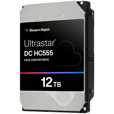 HDD Server WD Ultrastar DC HC555 12TB 512e SE, 3.5", 512MB, 7200 RPM, SATA, NP3, SKU: 0B48720