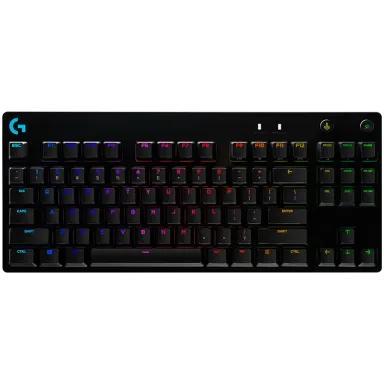 LOGITECH G PRO X TKL LIGHTSPEED Mechanical Gaming Keyboard - BLACK - US INT'L - TACTILE