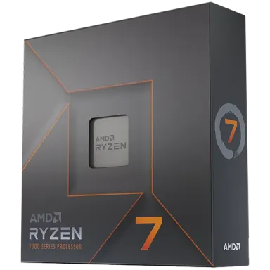 AMD CPU Desktop Ryzen 7 8C/16T 7700X (4.5/5.0GHz Boost,40MB,105W,AM5) box, with Radeon Graphics