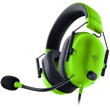 Razer BlackShark V2 X - Green, 12 Hz – 28 KHz Frequency Response, 32 Ω (1 kHz) Impedance, Razer TriForce Driver, Breathable memory foam, Advanced…