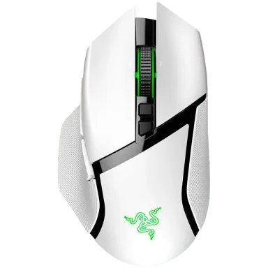 Razer Basilisk V3 Pro White, Wireless Gaming Mouse, True 30000 dpi, Focus Pro 30K Optical Sensor, Gen-3 Optical Mouse Switches, 11 programmable…