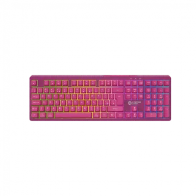 Canyon 105keys gaming keyboard,with 2.4G+ Bluetooth mode, battery 2000mAh, RGB backlight 3 types and 7 colors, size:407*119*19mm, PVC cable 1.8M…