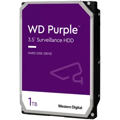 HDD AV WD Purple (3.5'', 1TB, 64MB, 5400 RPM, SATA 6 Gb/s)