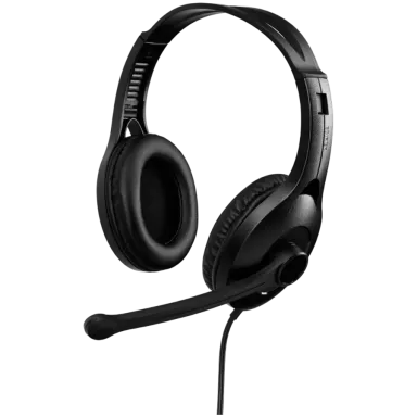 Edifier K800 USB Over-Ear Headphones, 40mm Drivers, Noise-Cancelling Microphone, Inline controls, Black